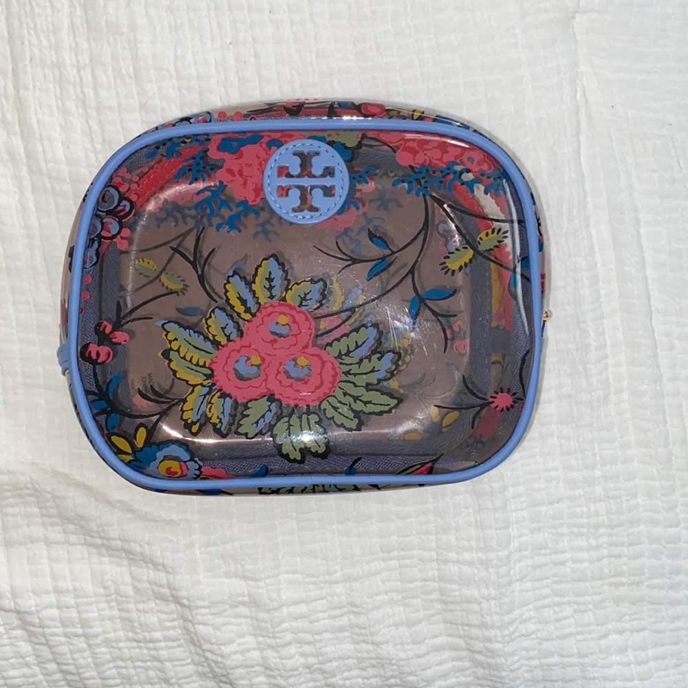 Gently used Tory Burch cosmetic bag